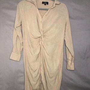 Lulu's- Beige Dress- Size S